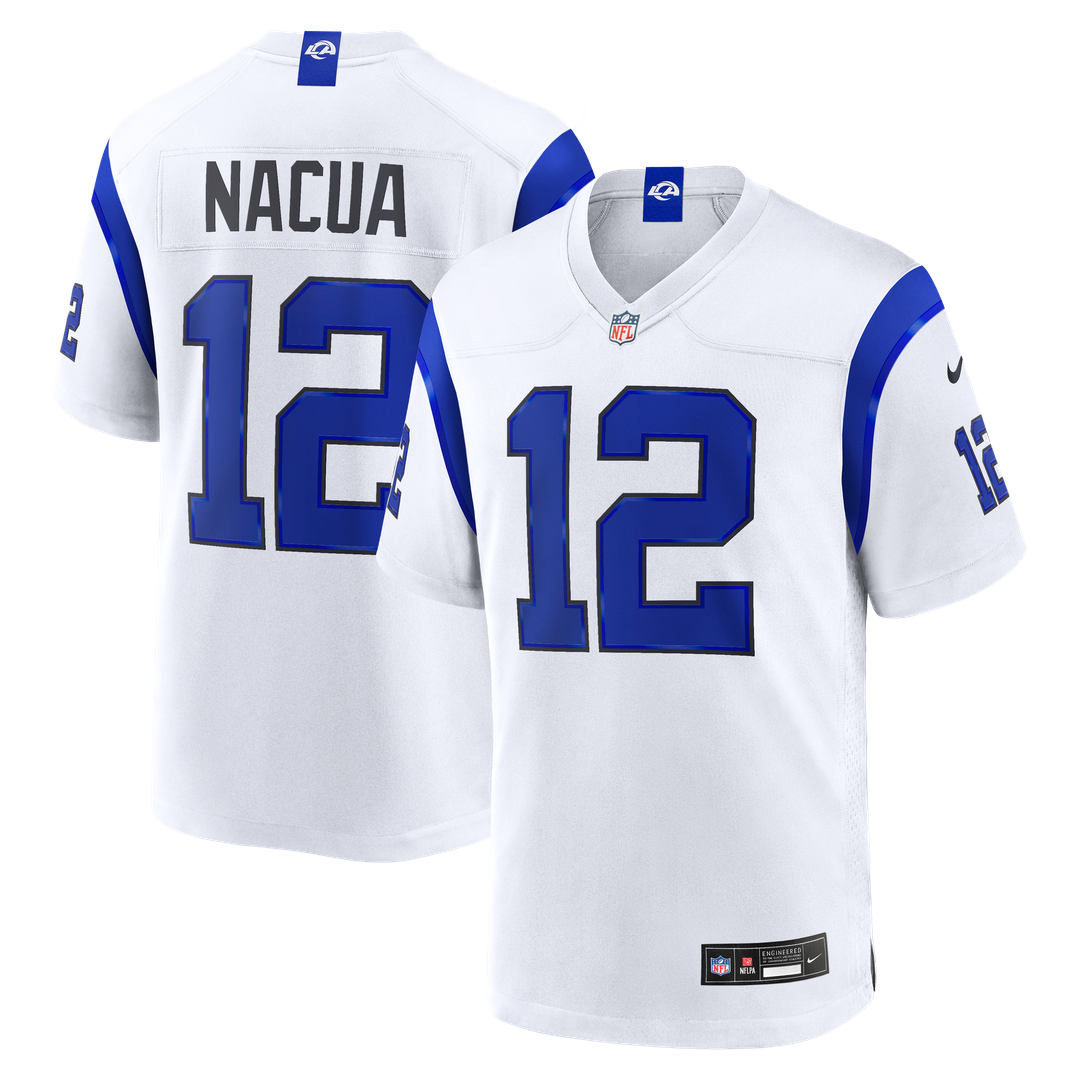 Los Angeles Rams Puka Nacua Nike Fearsome White Game Jersey