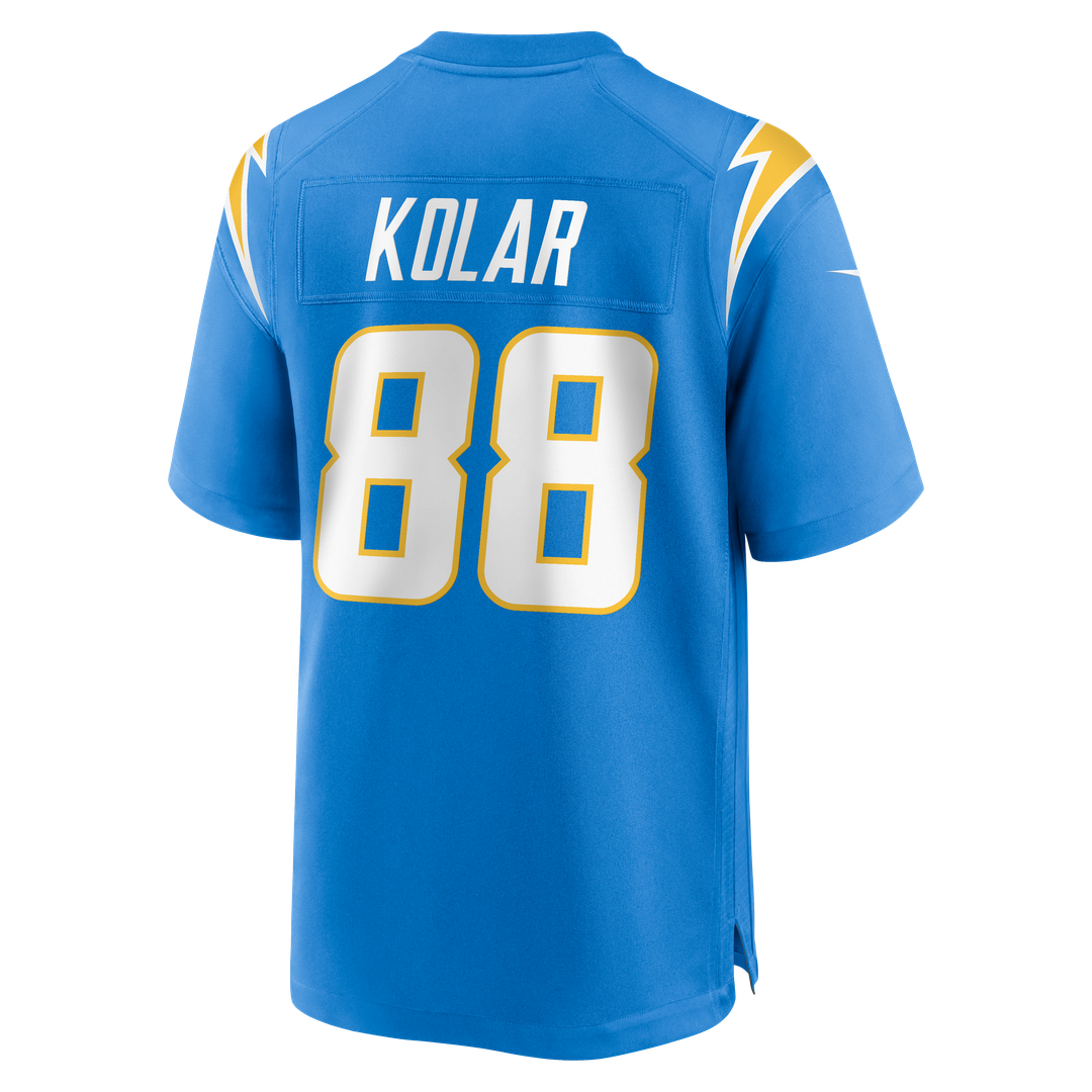 Los Angeles Chargers Charlie Kolar Nike Powder Blue Team Game Jersey