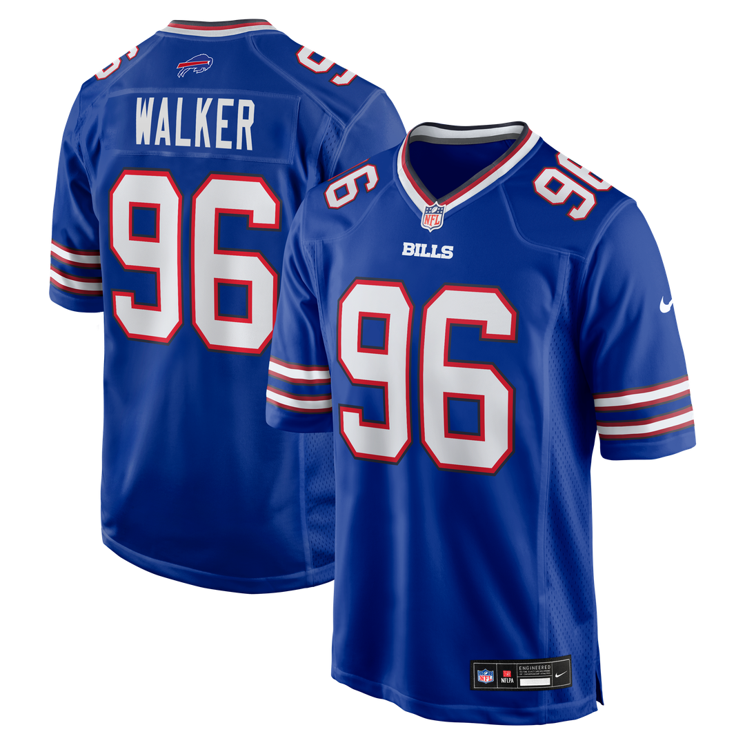 Buffalo Bills Deone Walker Nike Royal Team Game Jersey