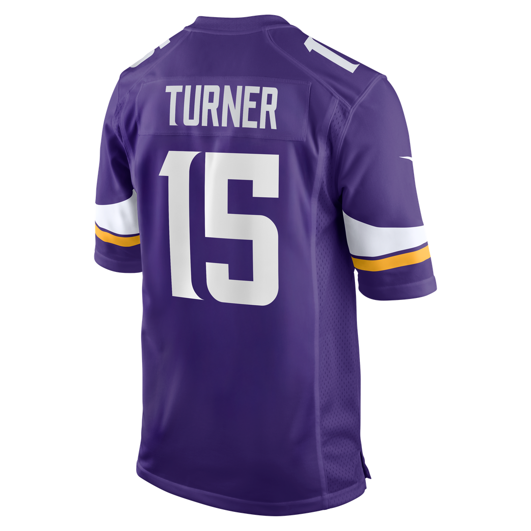 Minnesota Vikings Dallas Turner Nike Purple Game Jersey