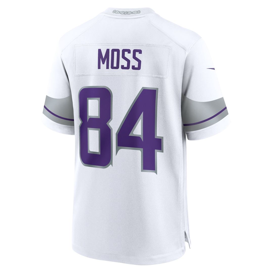 Minnesota Vikings Randy Moss Nike Purple Classic Retired Player Game Jersey