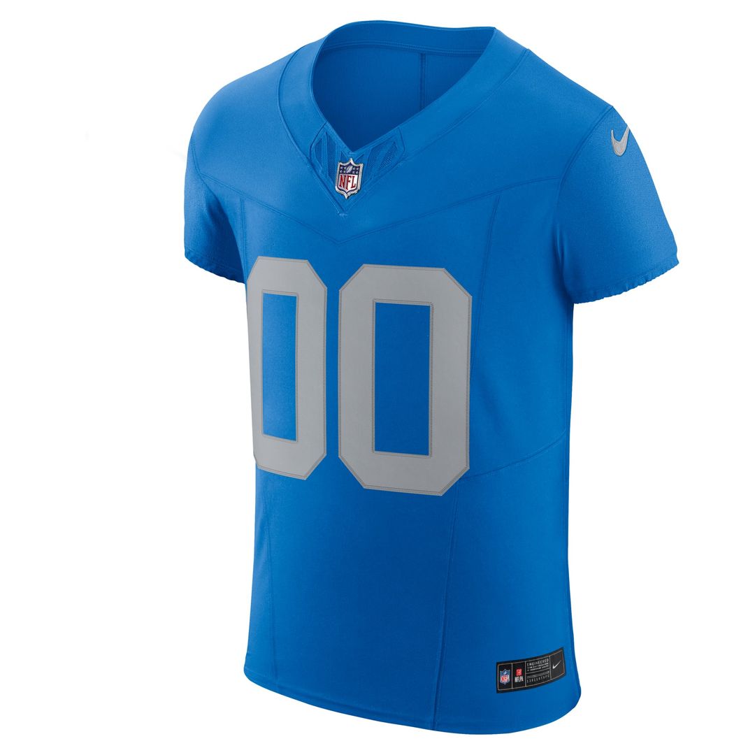 Detroit Lions Nike Blue Alternate Vapor F.U.S.E. Elite Custom Jersey