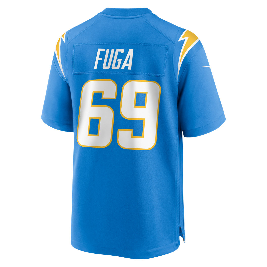Los Angeles Chargers Josh Fuga Nike Powder Blue Team Game Jersey