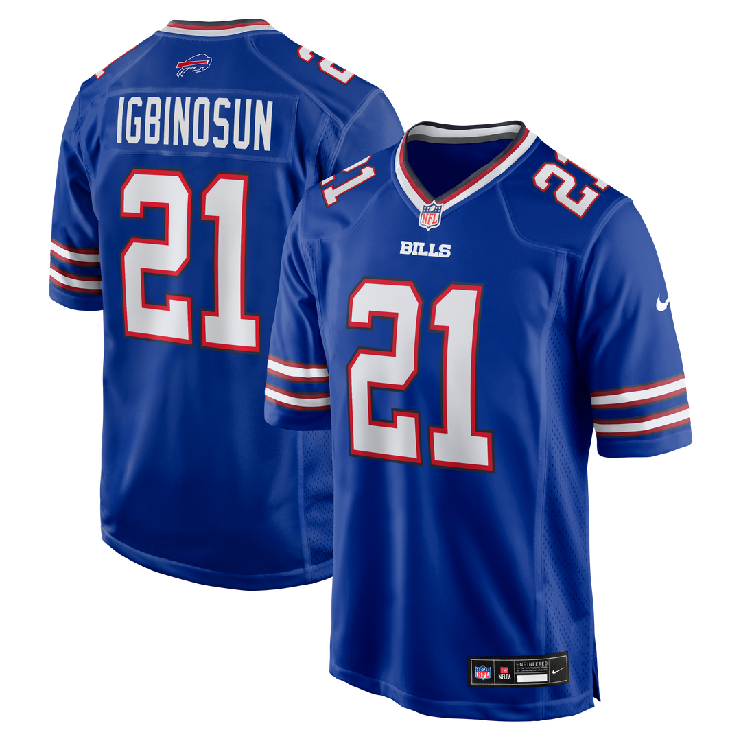 Buffalo Bills Davison Igbinosun Nike Royal Team Game Jersey