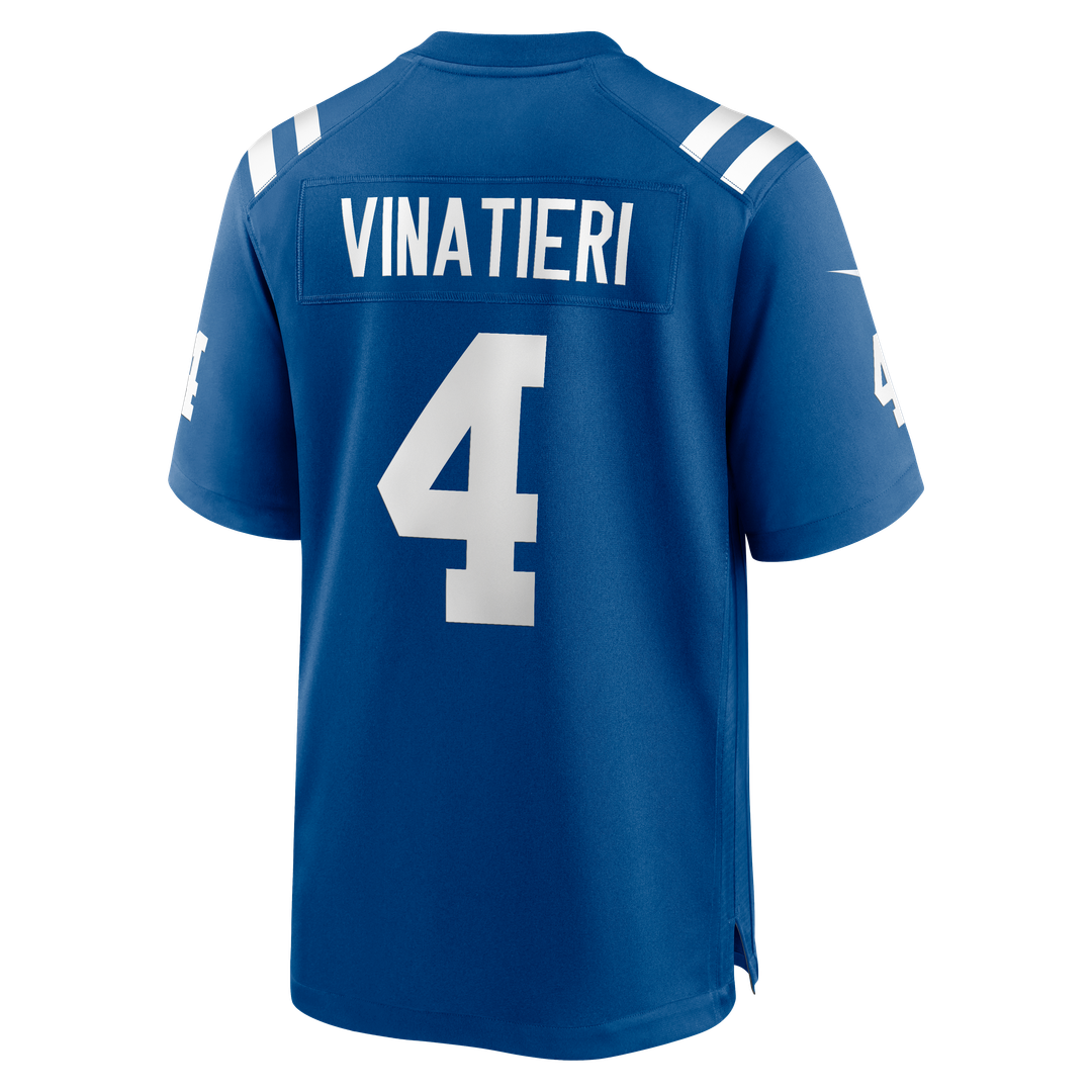 Indianapolis Colts Adam Vinatieri Nike Royal Team Retired Game Jersey