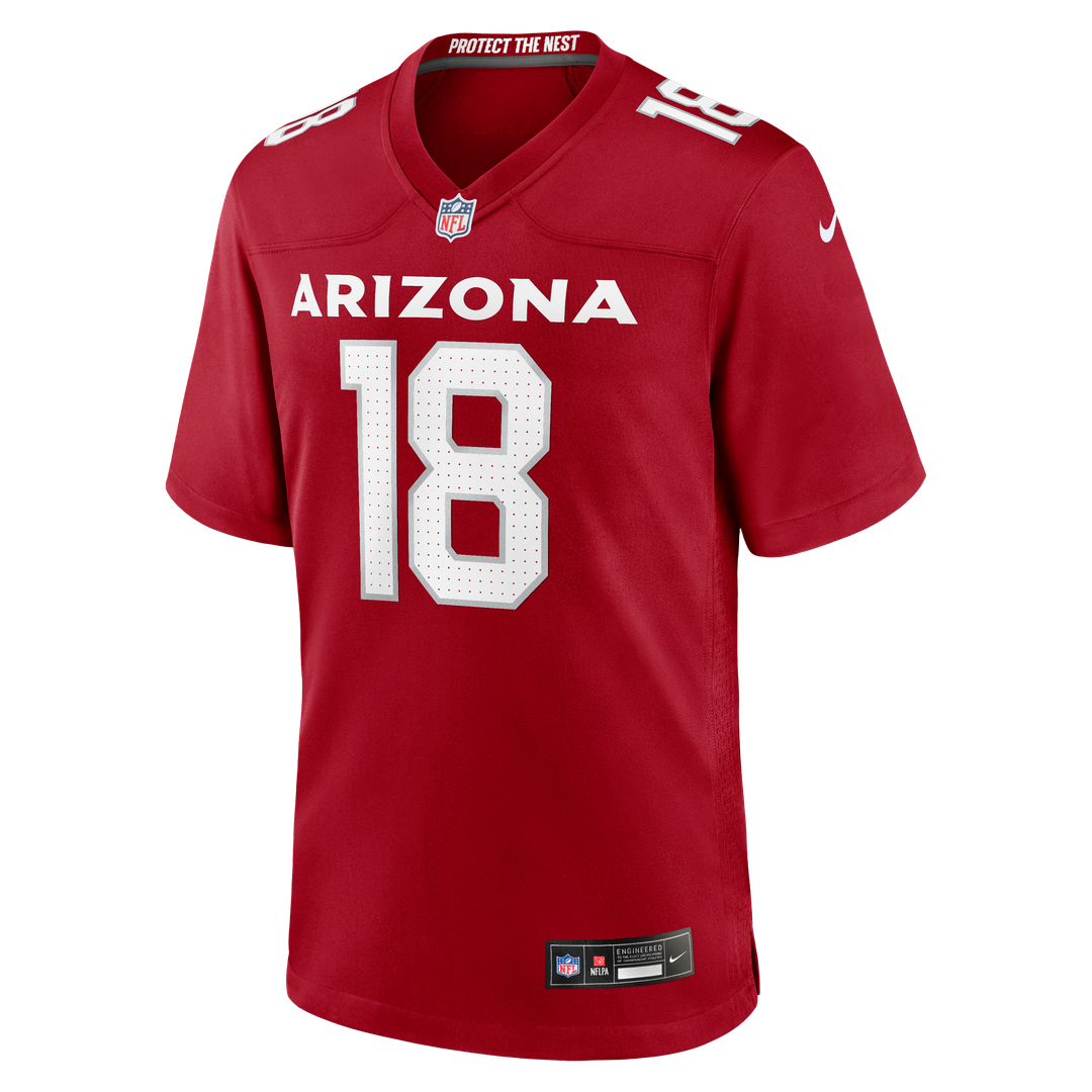 Arizona Cardinals Marvin Harrison Jr. Nike Cardinal Player Game Jersey