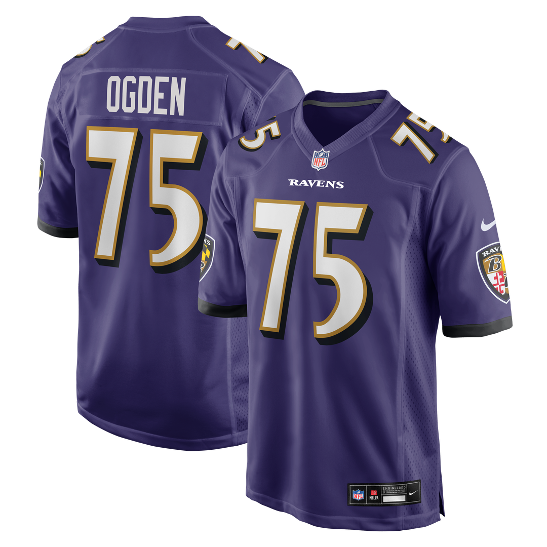 Baltimore Ravens Jonathan Ogden Nike Purple Game Retired Player Jersey