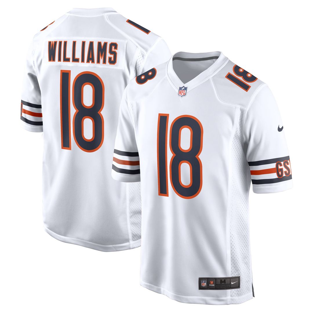 Chicago Bears Caleb Williams Nike Orange Alternate Player Game Jersey