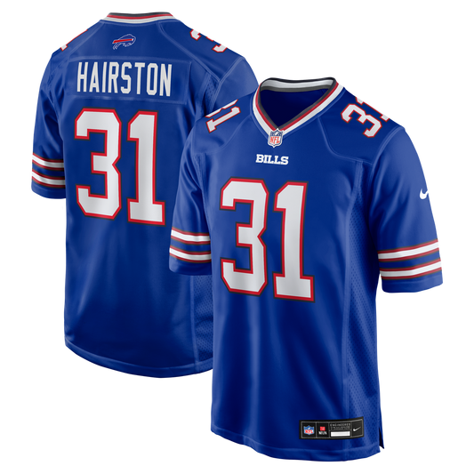 Buffalo Bills Maxwell Hairston Nike Royal Game Player Jersey