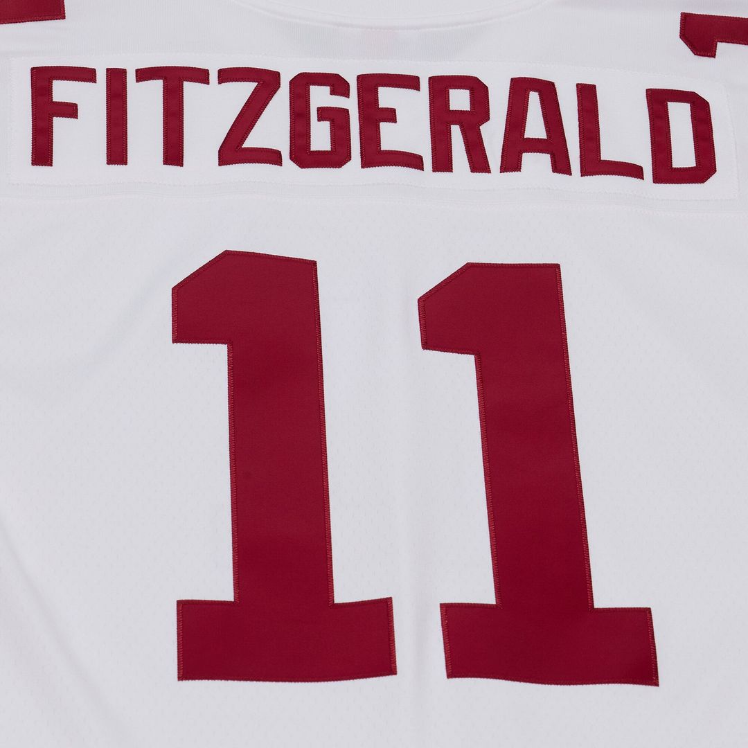 Arizona Cardinals Larry Fitzgerald Mitchell & Ness White 2004 Legacy Replica Player Jersey