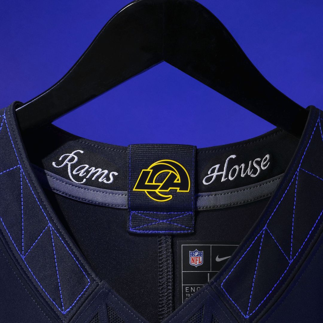 Los Angeles Rams Kyren Williams Nike Dark Blue Rivalries Collection Stitched Limited Jersey