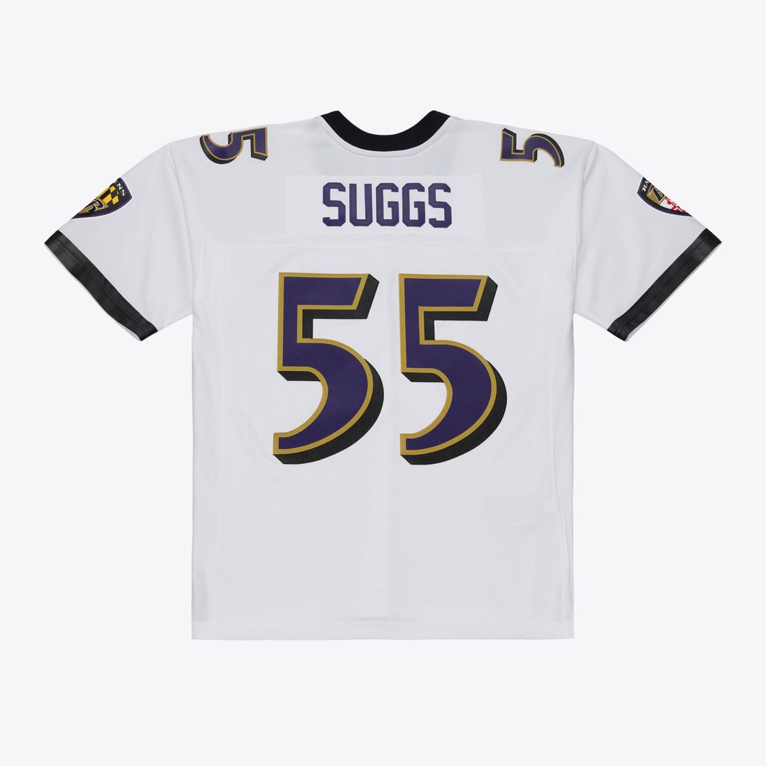 Baltimore Ravens Terrell Suggs Mitchell & Ness Purple 2003 Legacy Replica Jersey