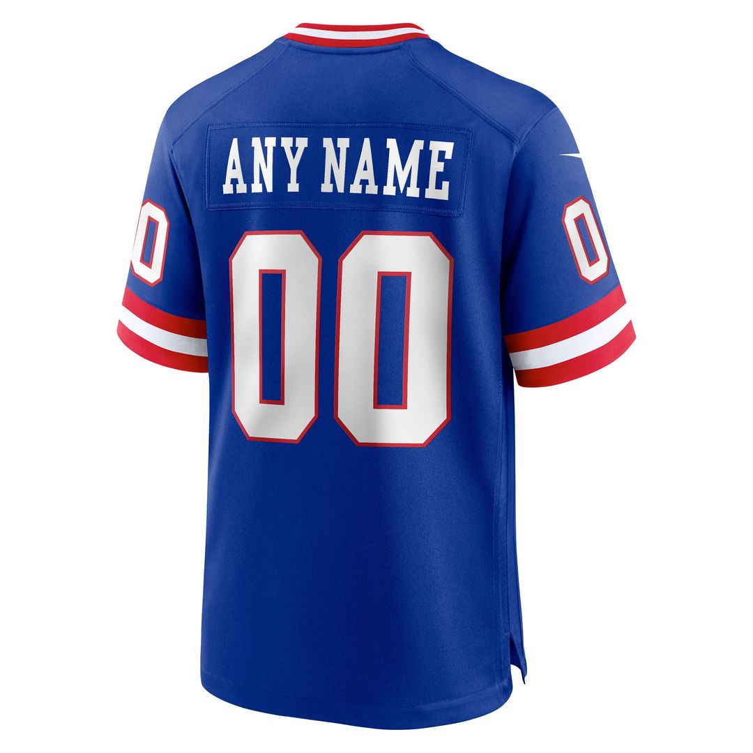New York Giants Nike Royal Classic Custom Game Jersey