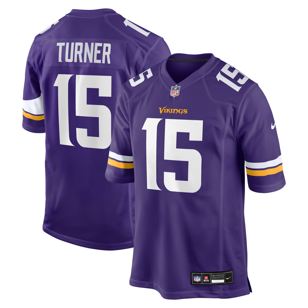 Minnesota Vikings Dallas Turner Nike Purple Game Jersey