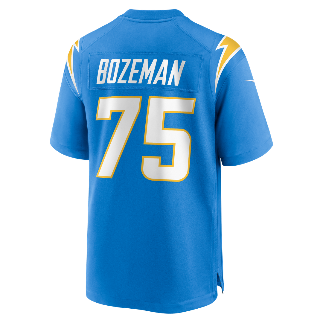Los Angeles Chargers Bradley Bozeman Nike Powder Blue Game Jersey