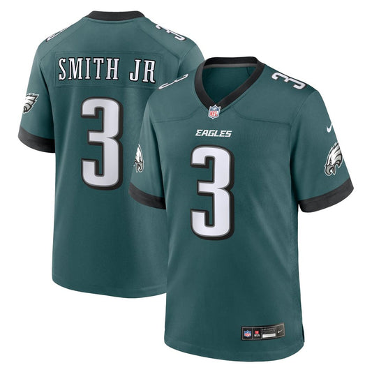 Philadelphia Eagles Nolan Smith Nike Midnight Green Team Game Jersey