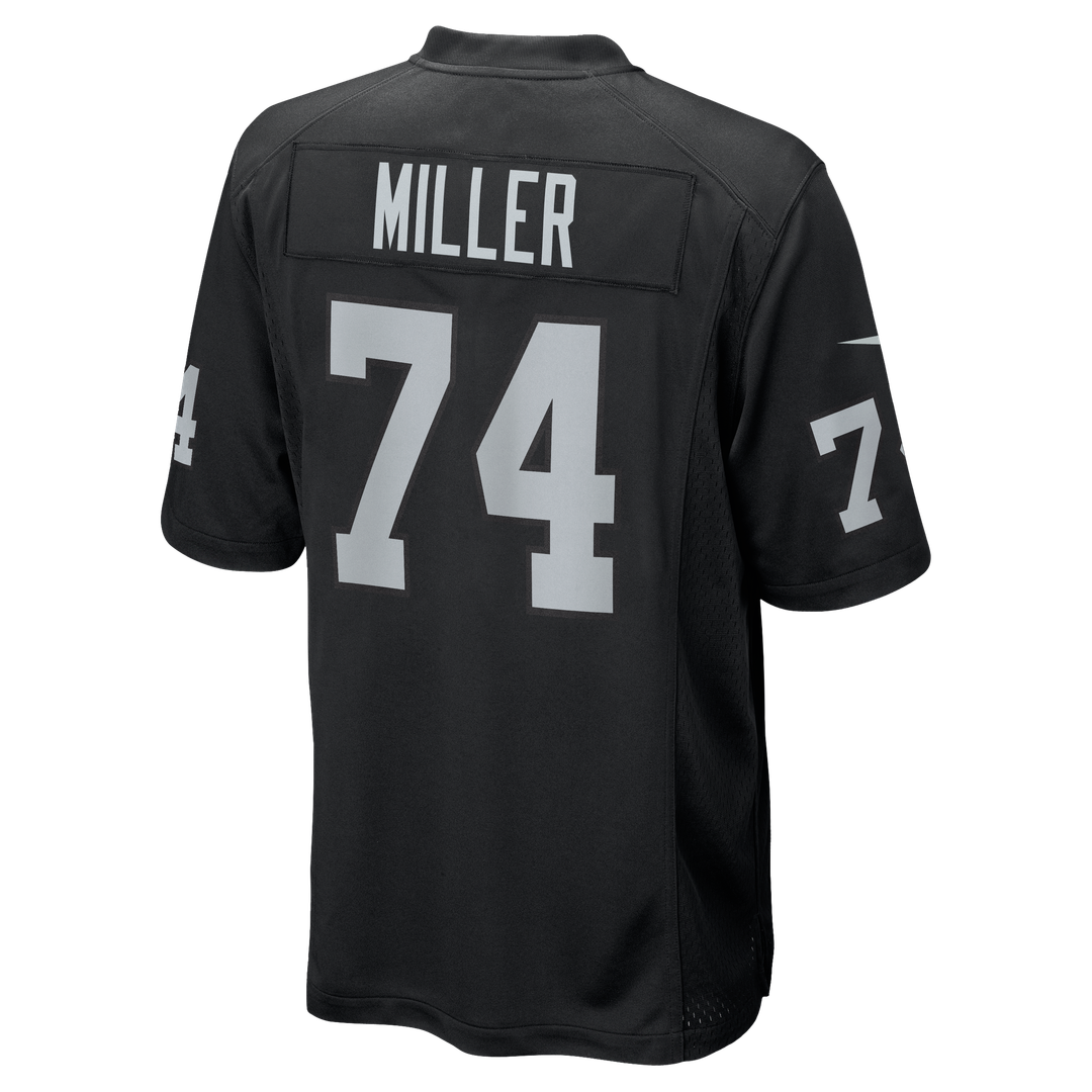 Las Vegas Raiders Kolton Miller Nike Black Game Jersey