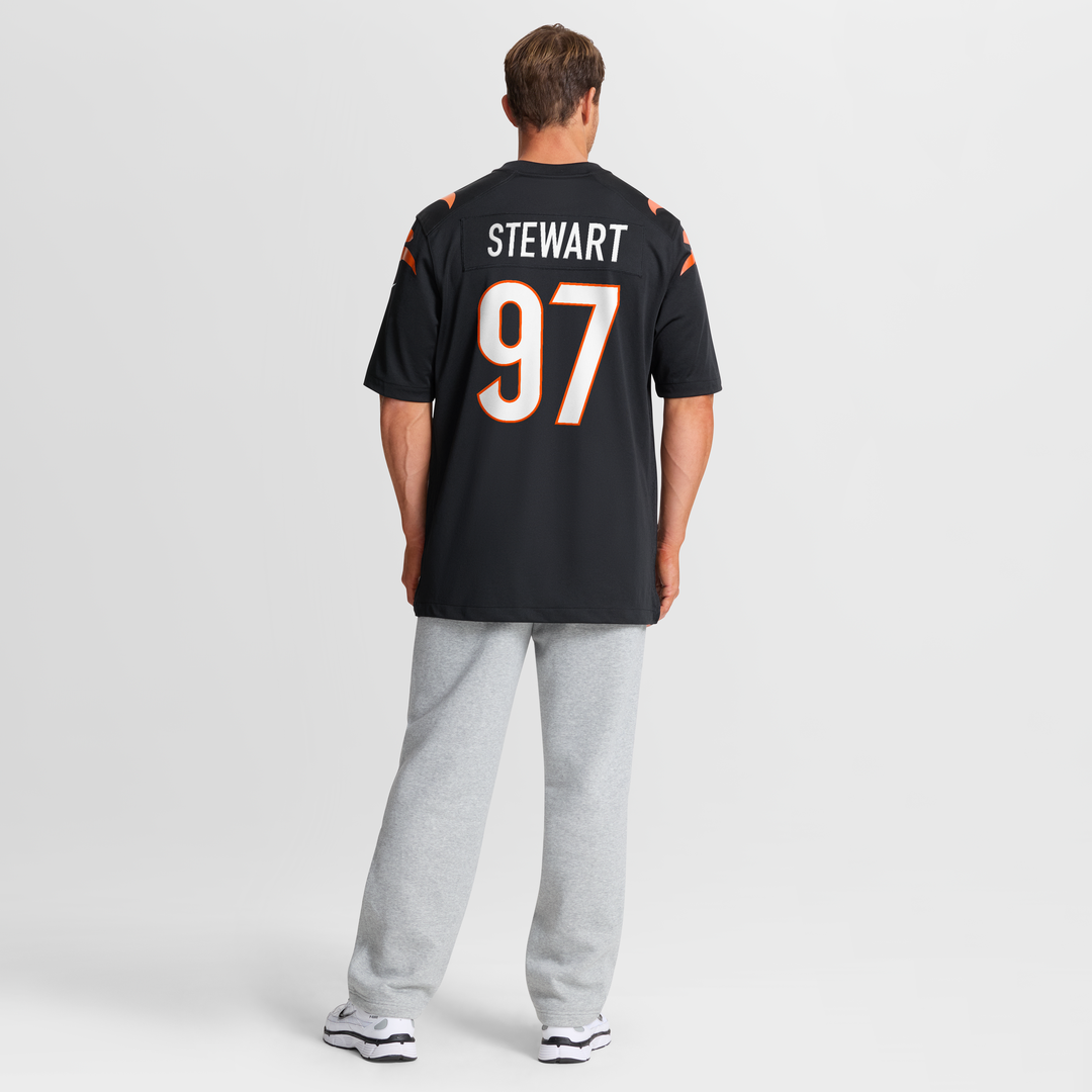 Cincinnati Bengals Shemar Stewart Nike Black Team Game Jersey