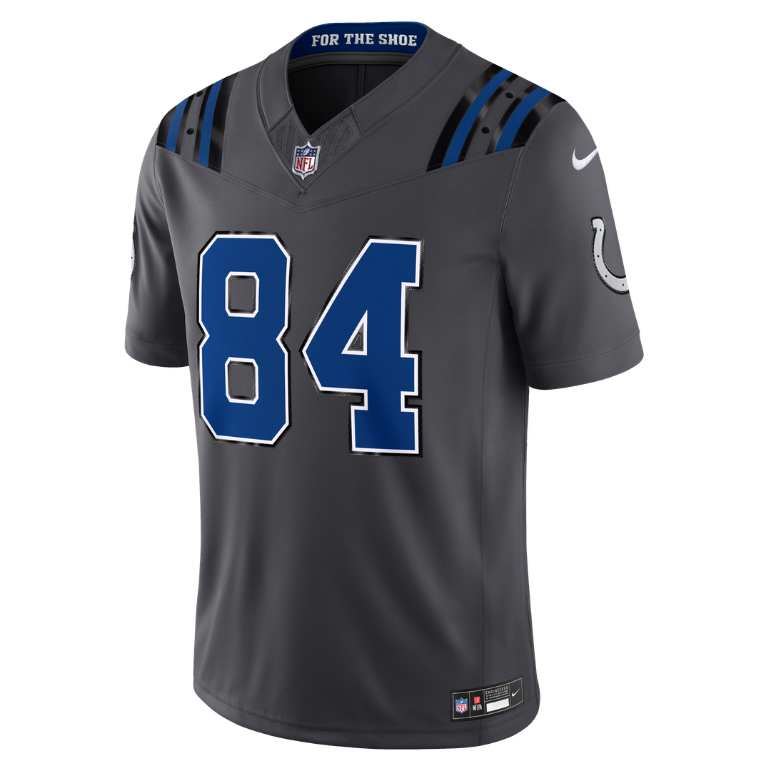 Indianapolis Colts Tyler Warren Nike Anthracite 2026 Rivalries Collection Stitched Limited Jersey