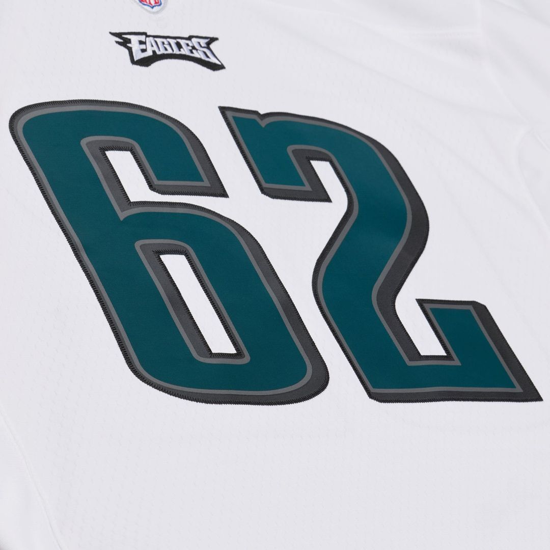Philadelphia Eagles Jason Kelce Mitchell & Ness White 2011 Legacy Replica Player Jersey