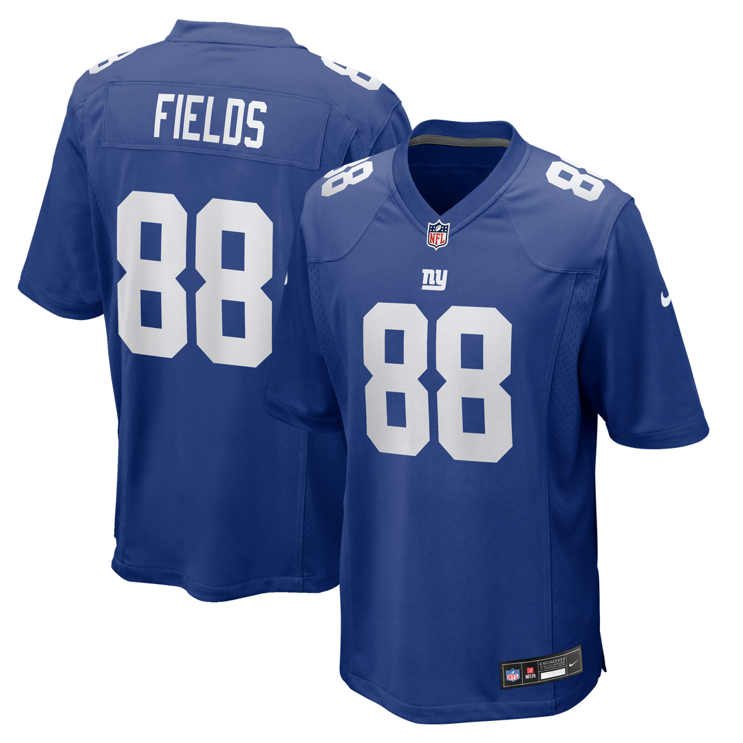 New York Giants Malachi Fields Nike Royal Team Game Jersey