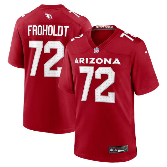 Arizona Cardinals Hjalte Froholdt Nike Cardinal Team Game Jersey