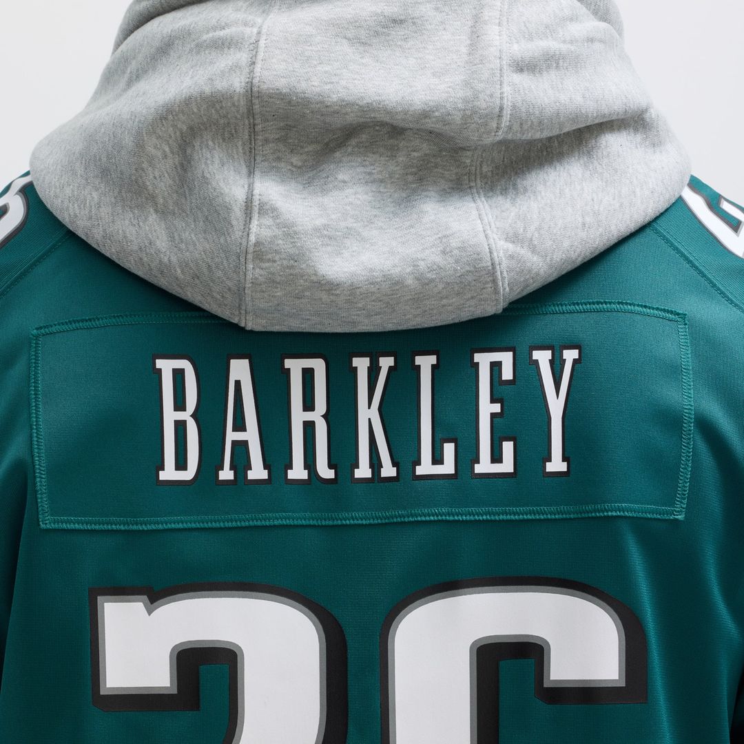 Philadelphia Eagles Saquon Barkley Nike Black Alternate Game Jersey
