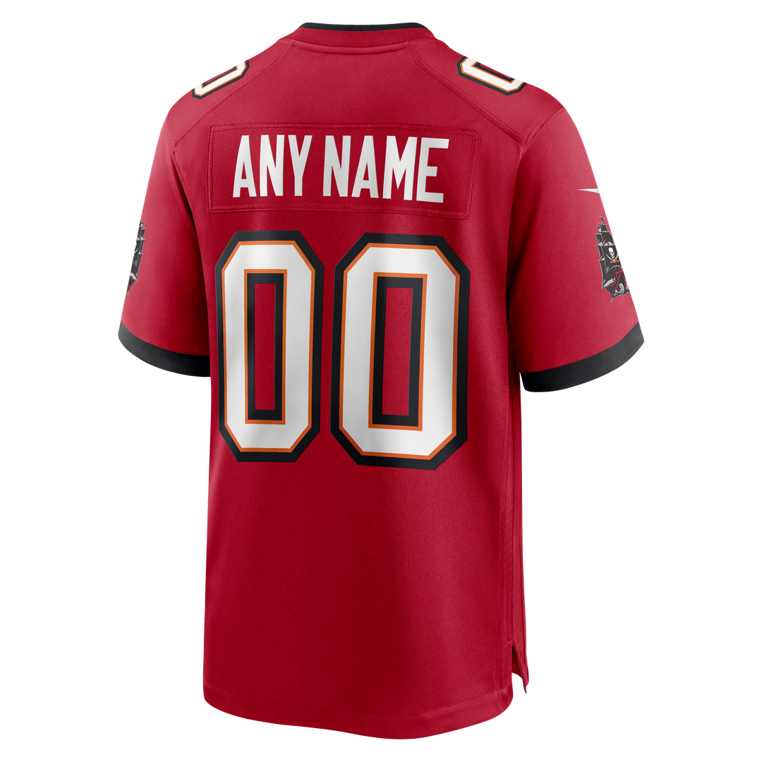 Nike Red Tampa Bay Buccaneers Team Custom Game Jersey