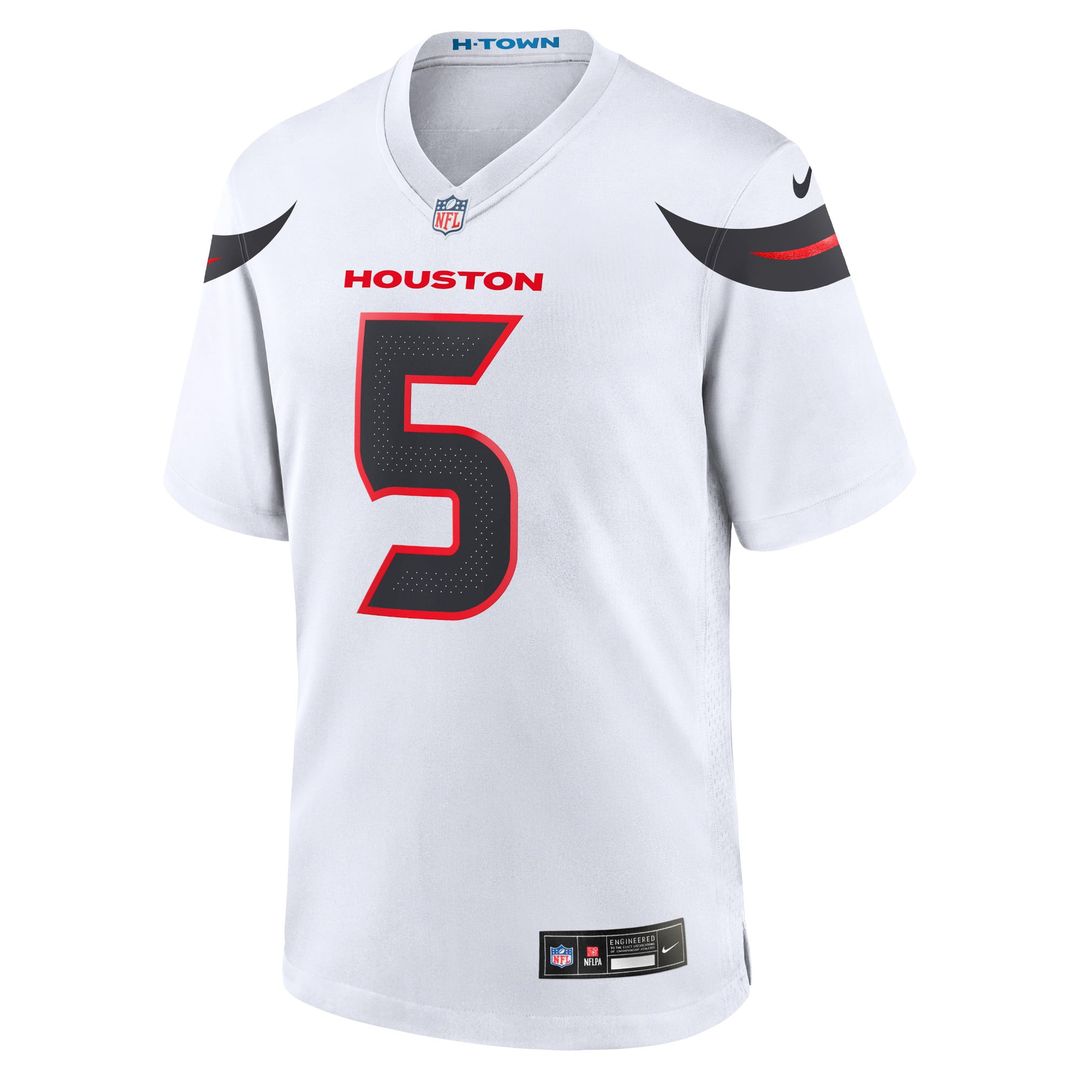 Houston Texans Jalen Pitre Nike Navy Game Jersey