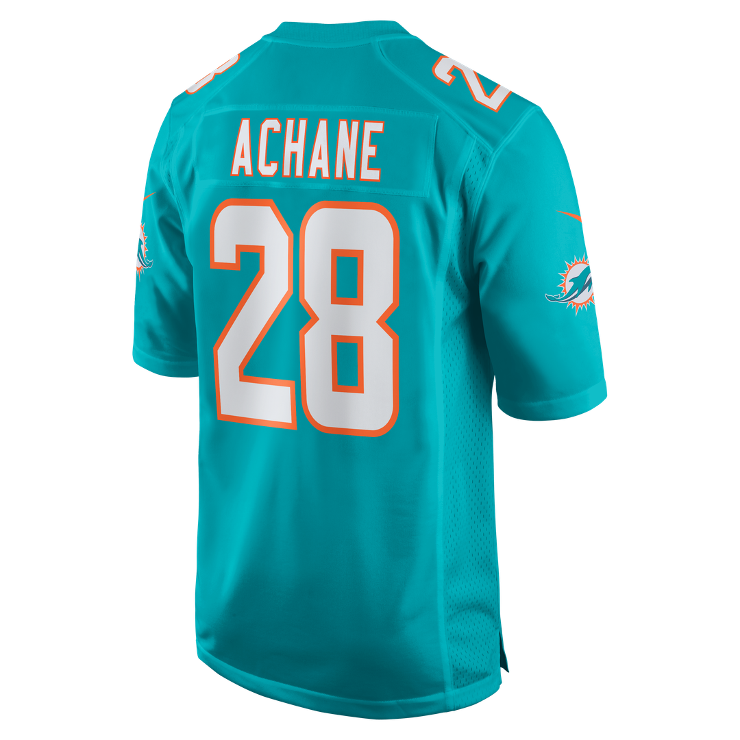 Miami Dolphins De'Von Achane Nike Aqua Player Game Jersey