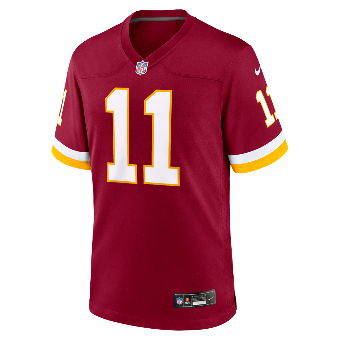 Washington Commanders Luke McCaffrey Nike Black Hail Raiser Alternate Game Jersey