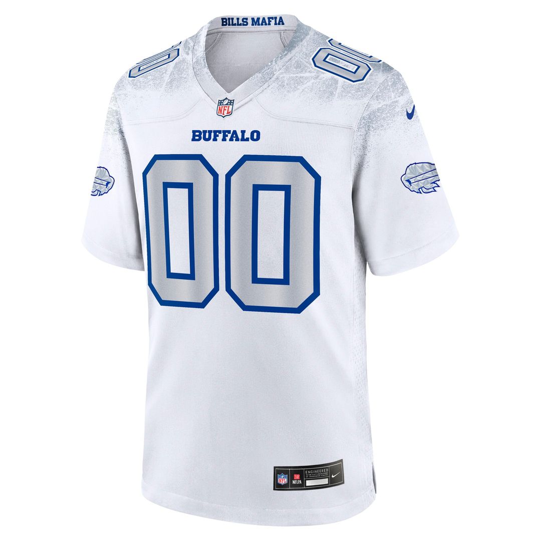 Buffalo Bills Nike White Rivalries Collection Custom Game Jersey