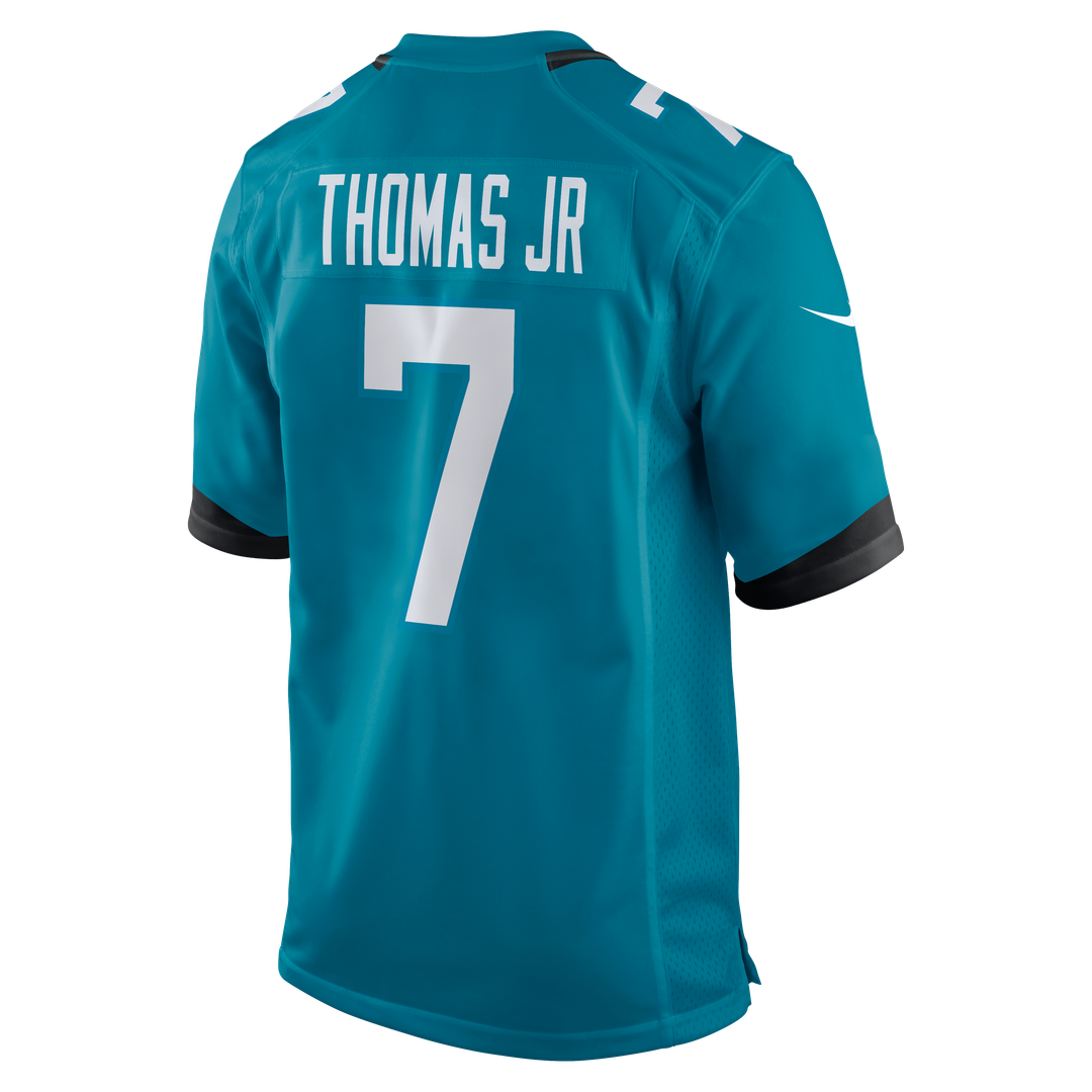 Jacksonville Jaguars Brian Thomas Jr Nike Teal Player Game Jersey