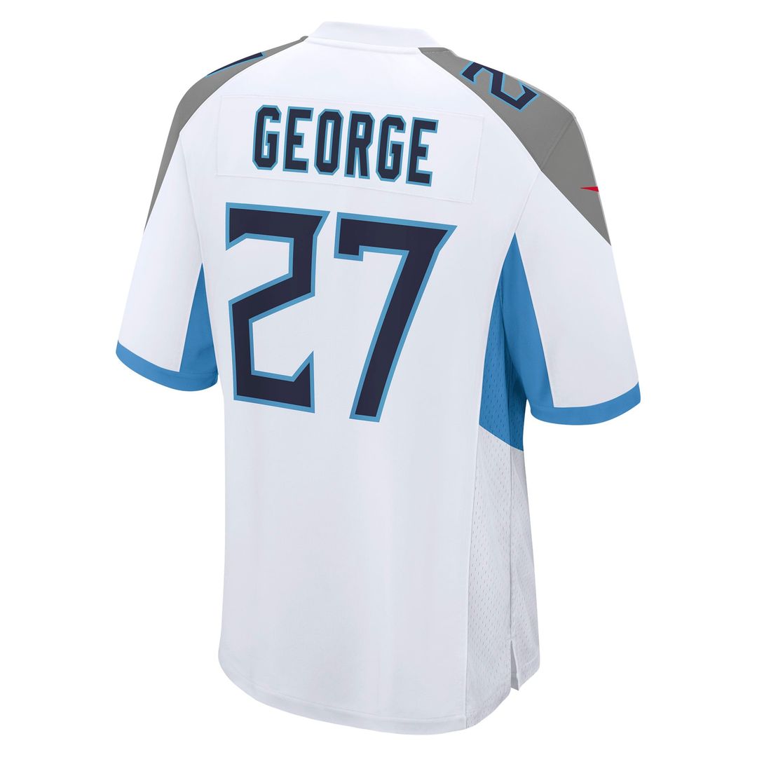 Tennessee Titans Eddie George Nike White Retired Player Game Jersey