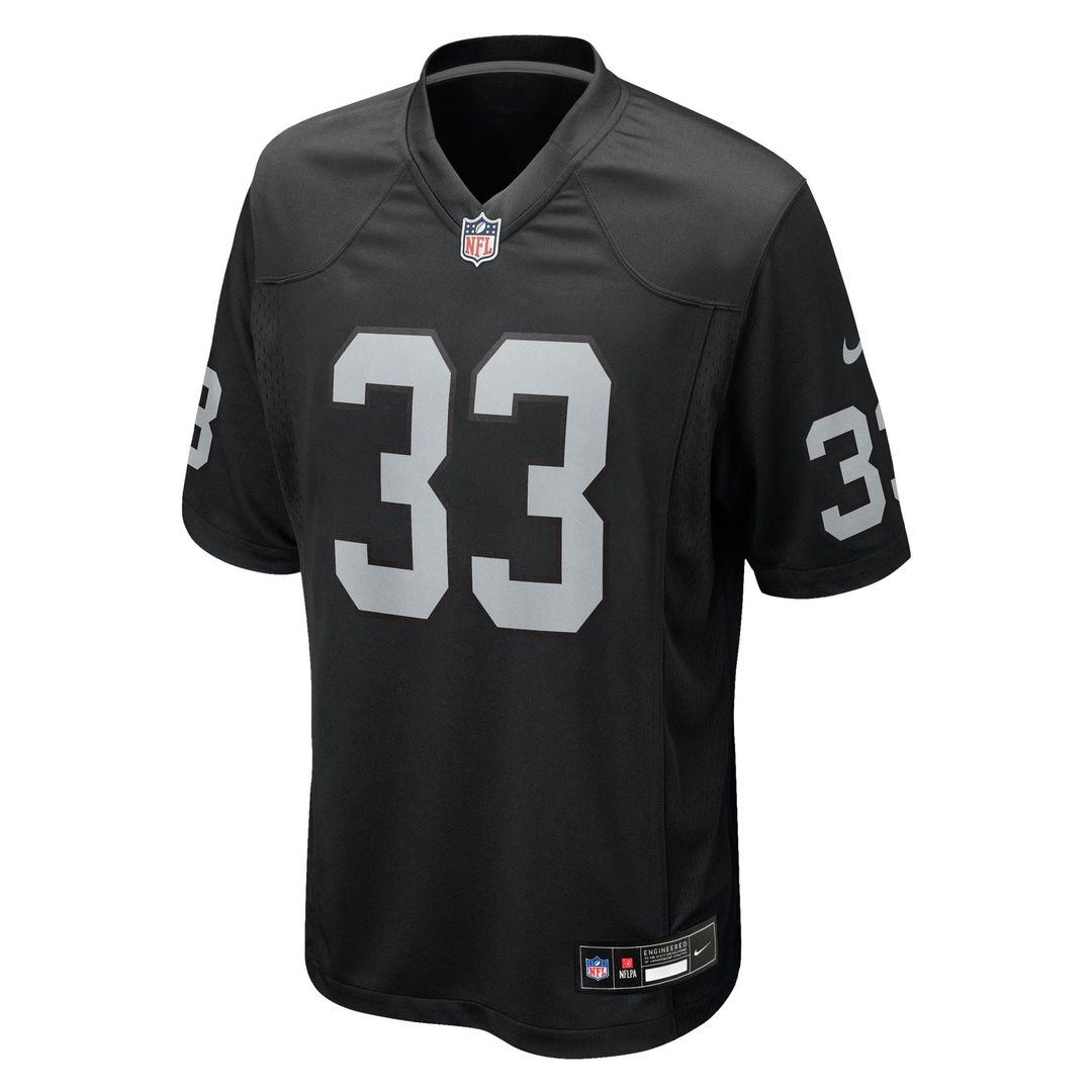 Las Vegas Raiders Jamal Adams Nike Black Team Game Jersey