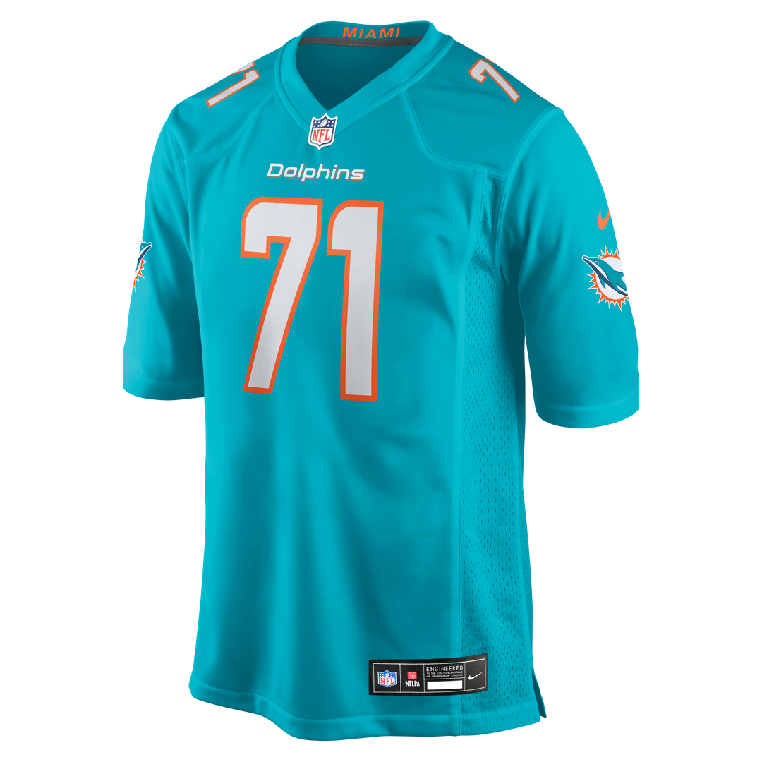 Miami Dolphins Kion Smith Nike Aqua Game Jersey