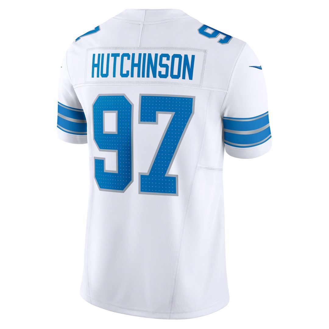 Detroit Lions Aidan Hutchinson Nike Blue Vapor F.U.S.E. Alternate Limited Jersey