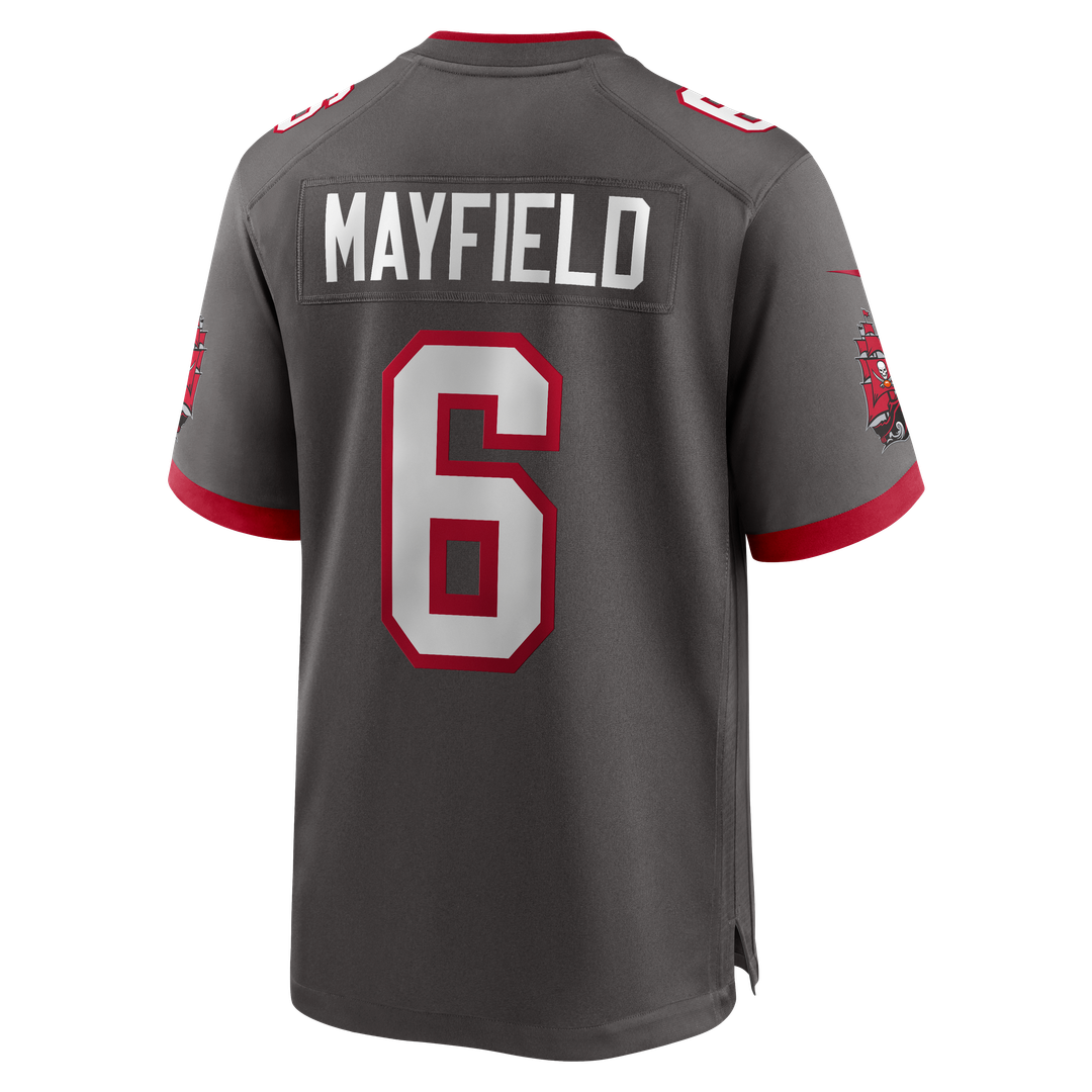 Tampa Bay Buccaneers Baker Mayfield Nike White Away Game Jersey