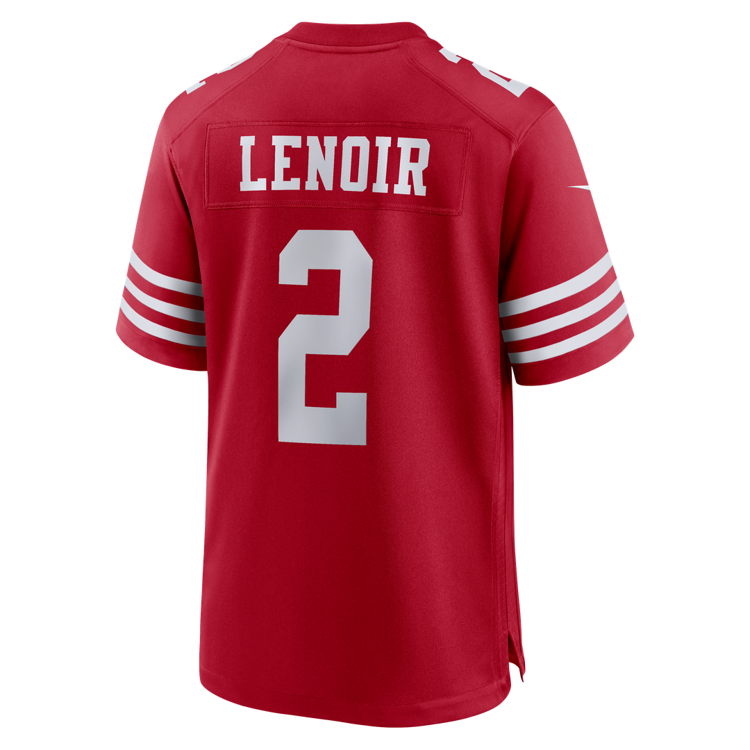 San Francisco 49ers Deommodore Lenoir Nike Scarlet Game Jersey