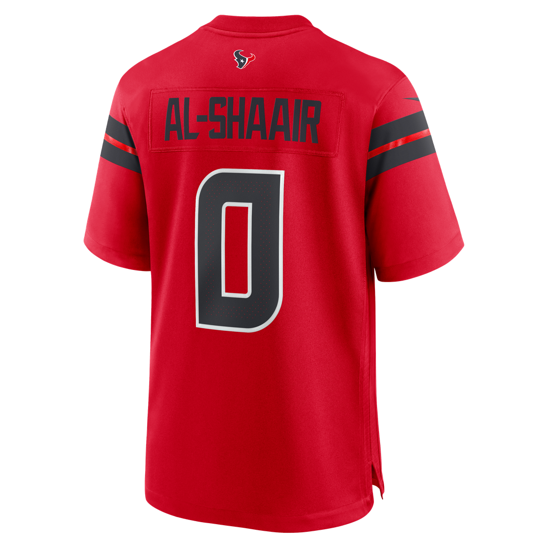 Houston Texans Azeez Al-Shaair Nike Navy Team Game Jersey
