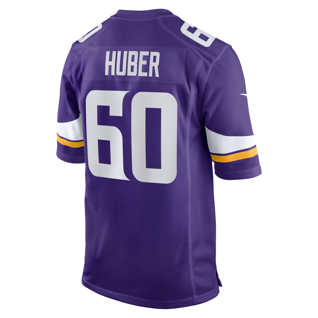 Minnesota Vikings Joe Huber Nike Purple Team Game Jersey