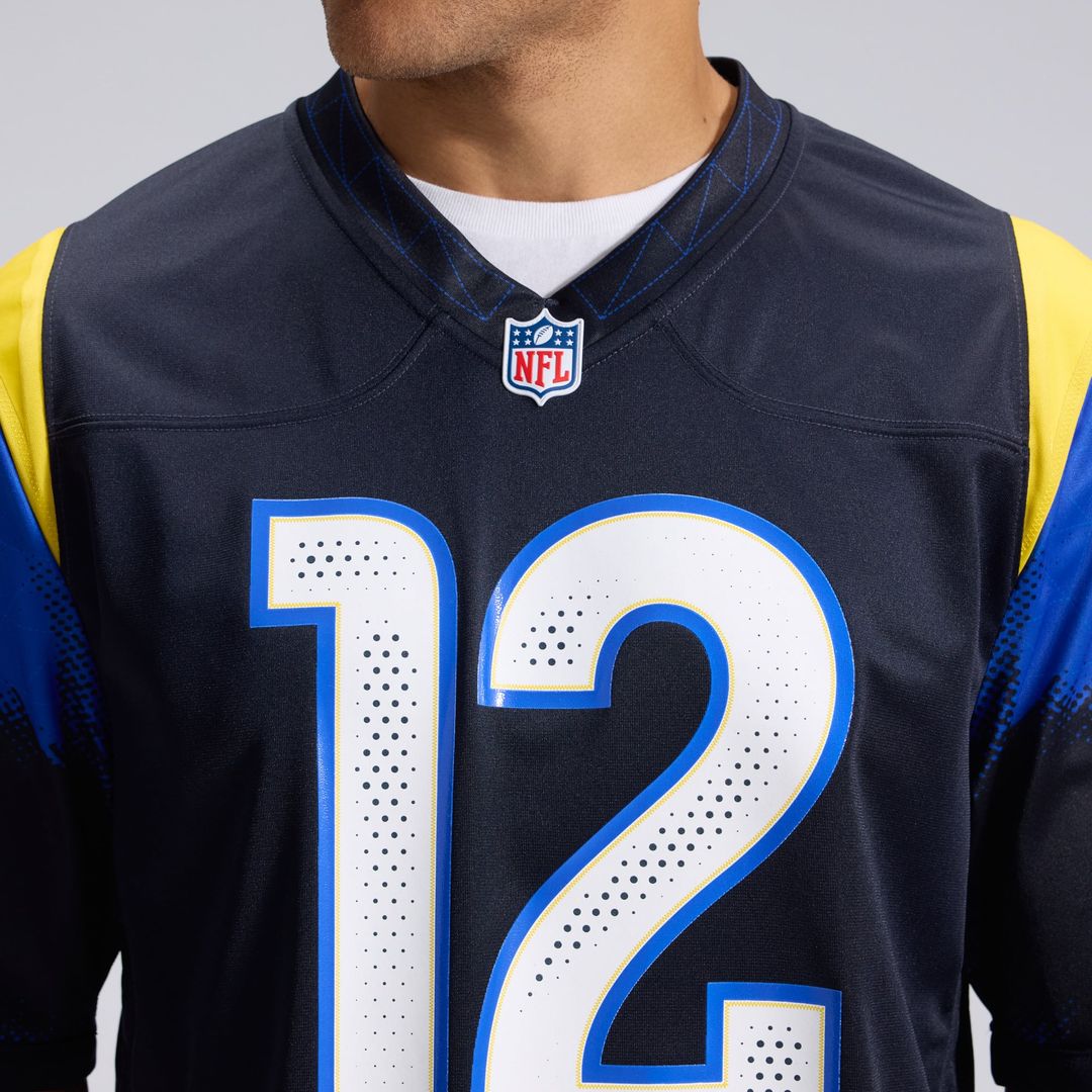 Los Angeles Rams Puka Nacua Nike Dark Blue Rivalries Collection Game Jersey