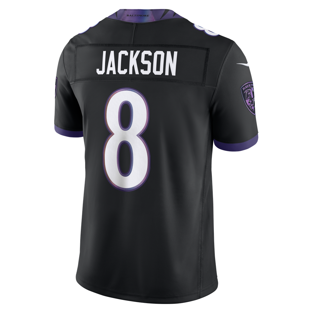 Baltimore Ravens Lamar Jackson Nike Purple Team Vapor F.U.S.E. Stitched Limited Jersey