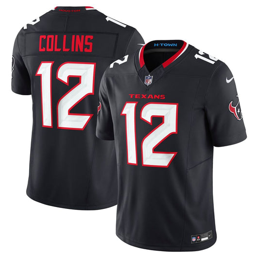 Houston Texans Nico Collins Nike Navy Team Vapor F.U.S.E. Limited Jersey