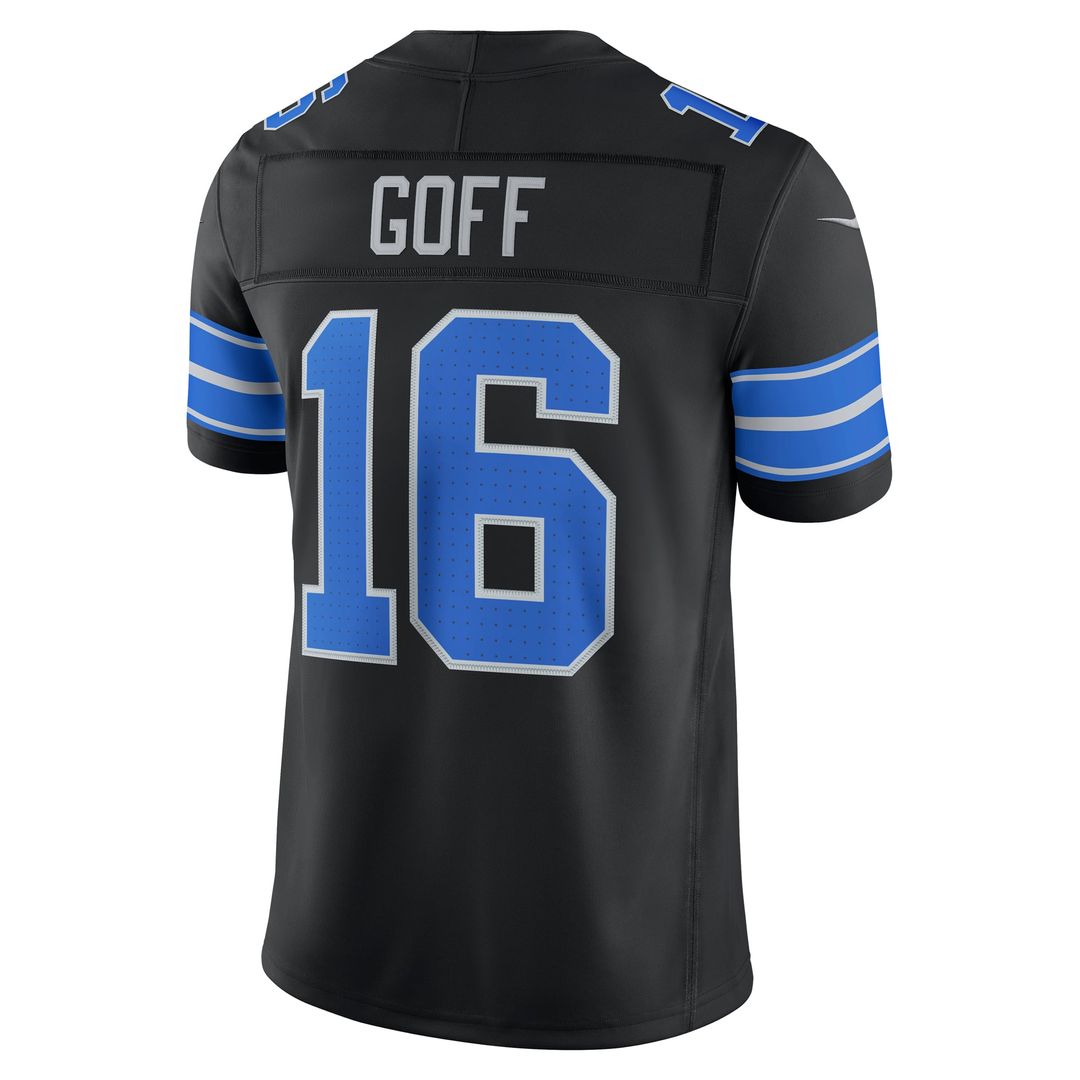 Detroit Lions Jared Goff Nike Blue Team Vapor F.U.S.E. Stitched Limited Jersey