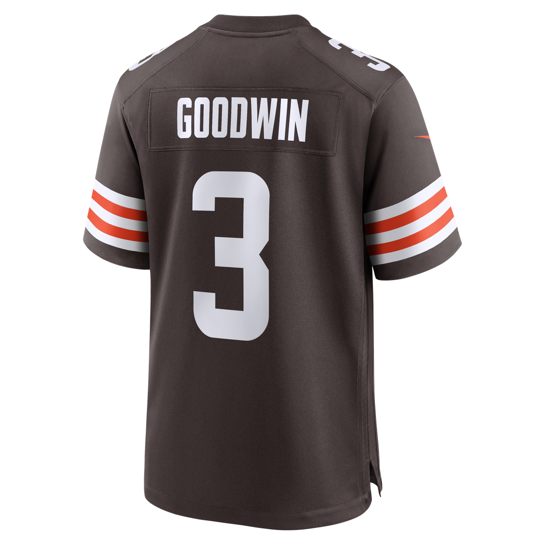 Cleveland Browns Marquise Goodwin Nike Brown Team Game Jersey