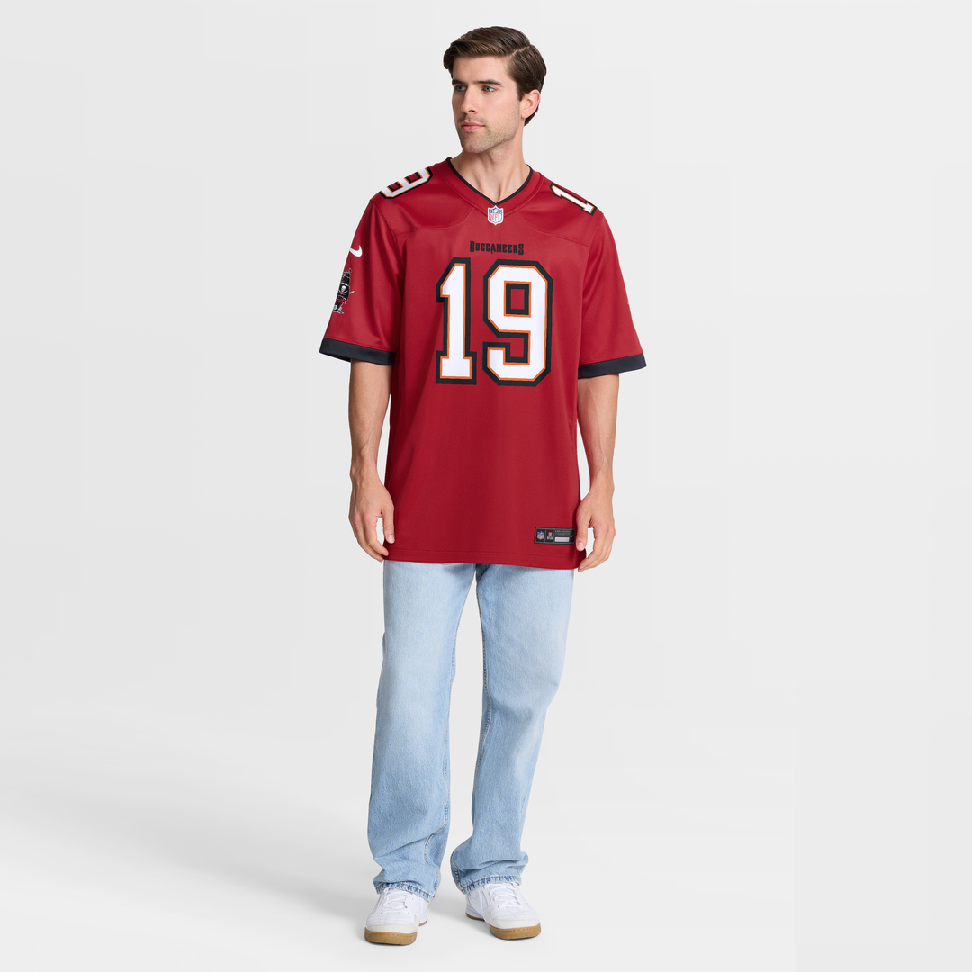 Tampa Bay Buccaneers Keyshawn Johnson Nike Red Game Retired Player Jersey