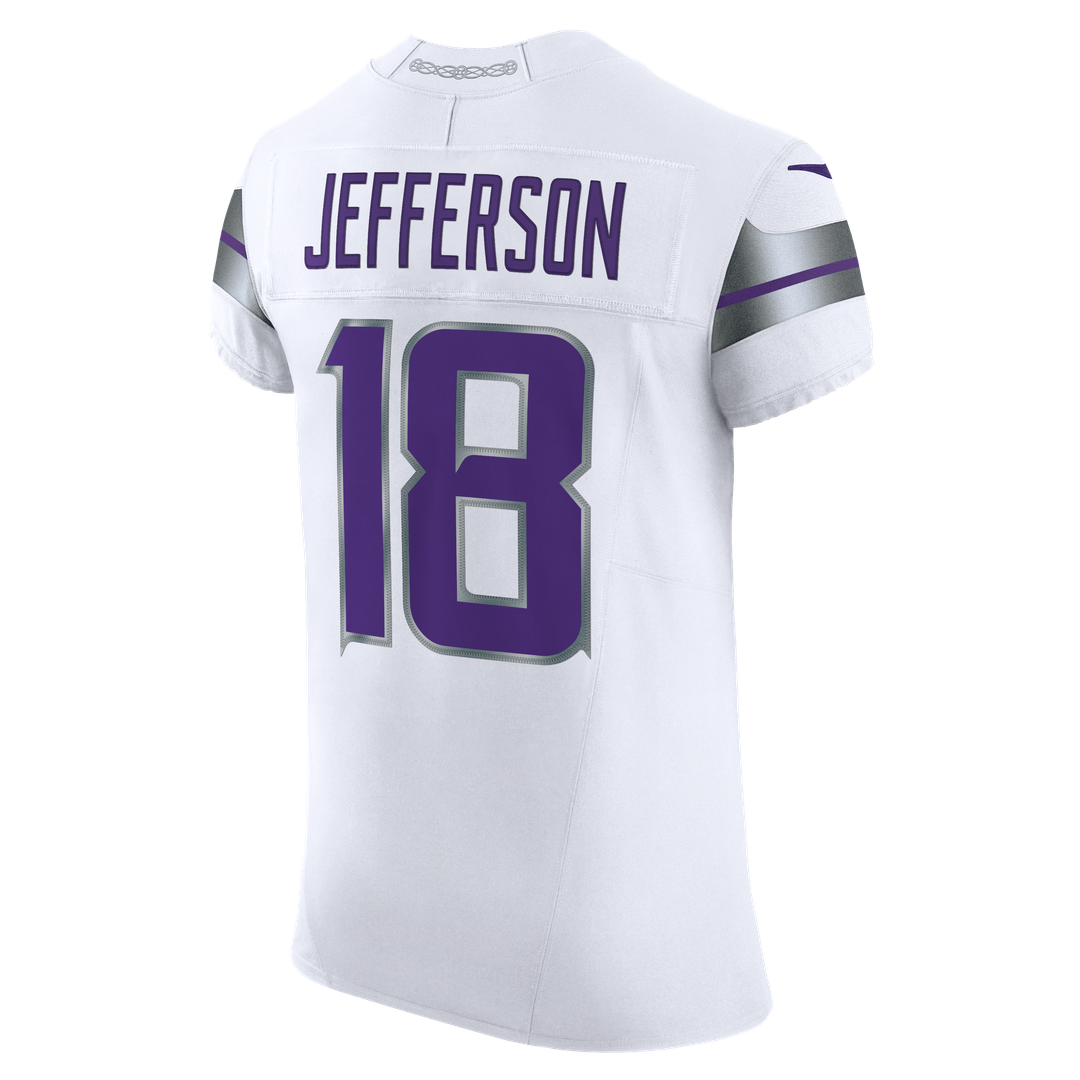 Minnesota Vikings Justin Jefferson Nike White Alternate Vapor F.U.S.E. Elite Player Jersey