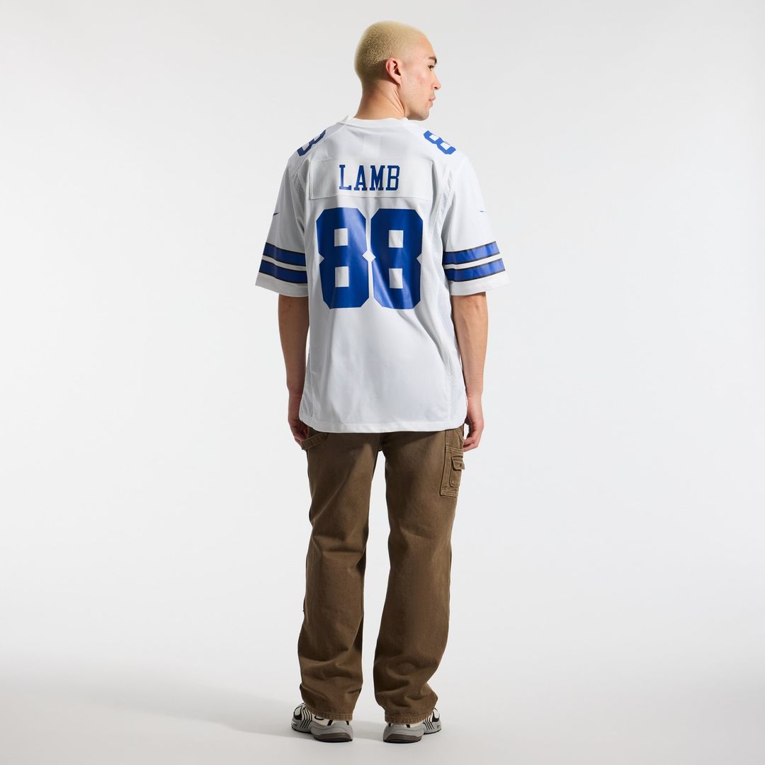 Dallas Cowboys CeeDee Lamb Nike White Game Team Jersey