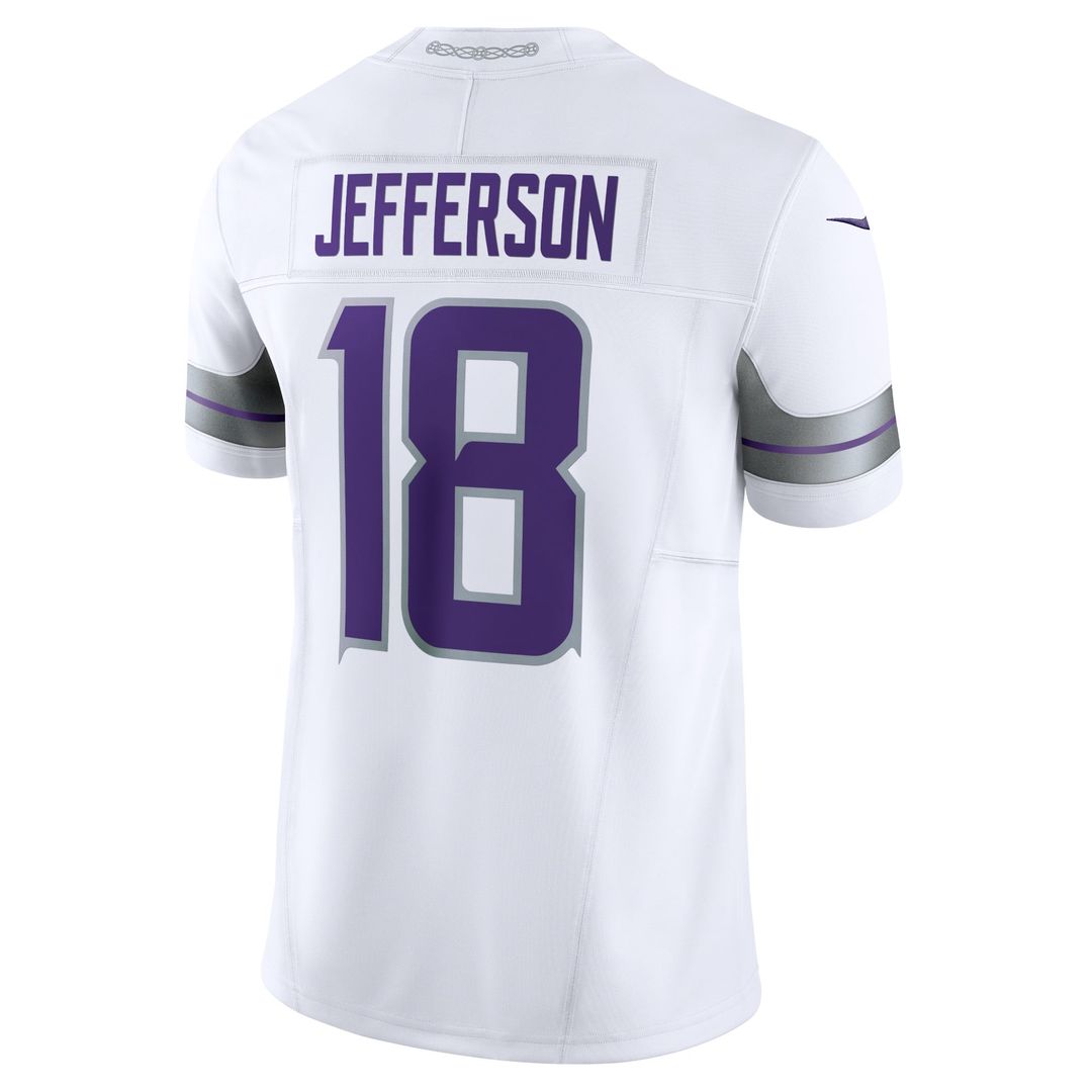 Minnesota Vikings Justin Jefferson Nike White Alternate Vapor F.U.S.E. Limited Jersey
